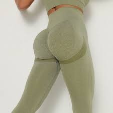 Leggins Mujer Push Up verde S/M - additional image 1