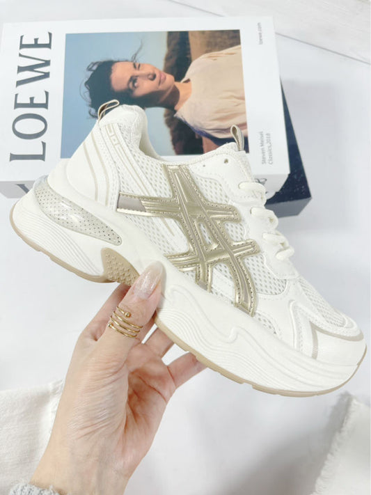 Botines mujer tipo asics filo oro 41