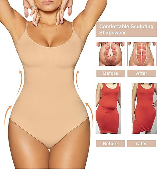 Body Reductor Mujer Beige M/L